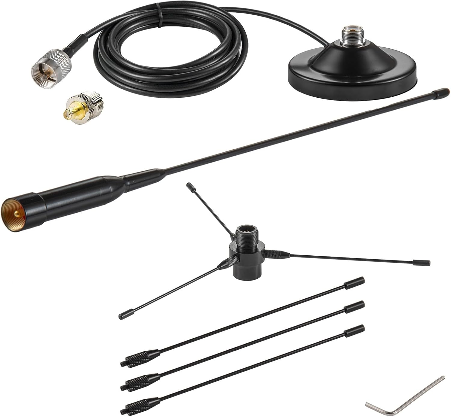 DUAL BAND WHIP ANTENNA WITH GROUND PLANE KIT online sellers dealers suppliers distributors in India Delhi
